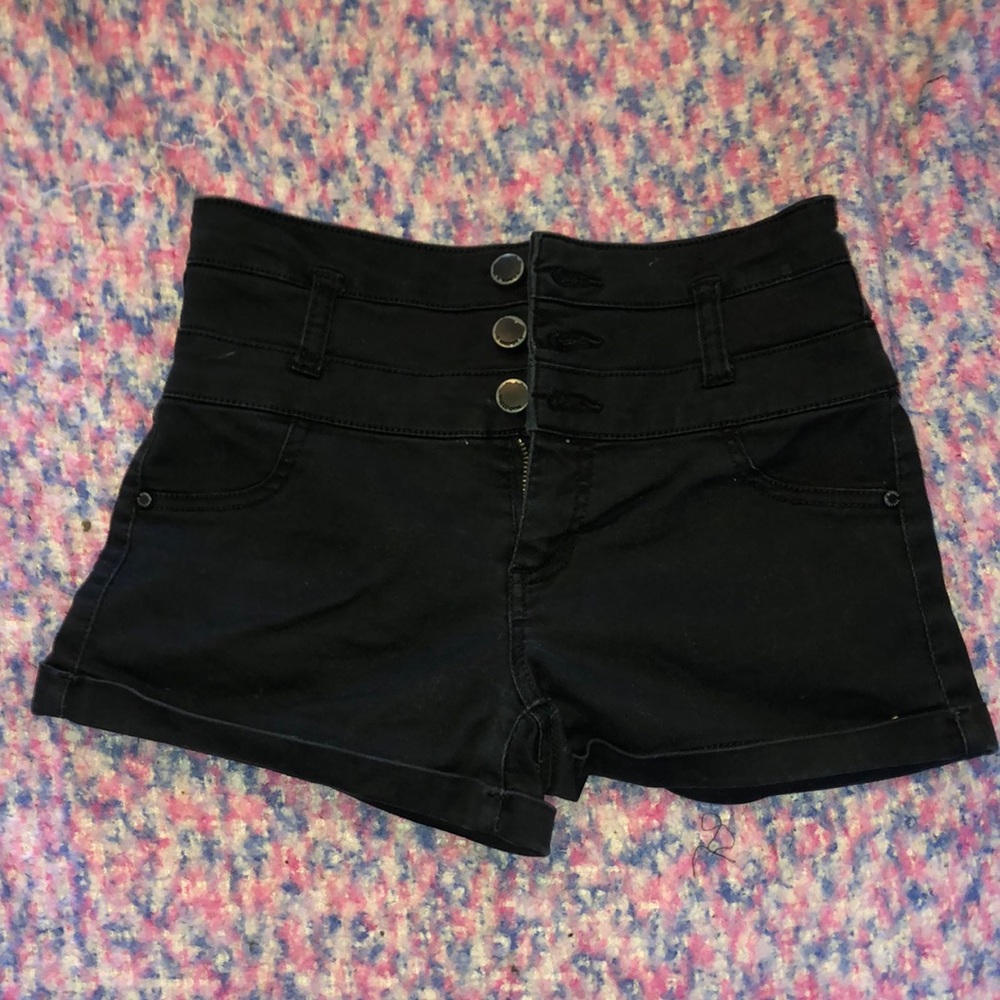 1-2 black shorts